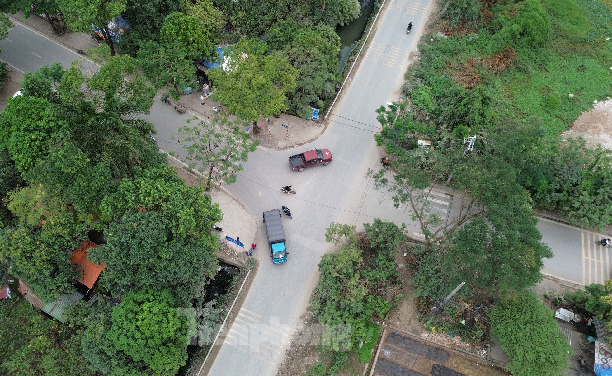 Hanoi: Primer plano de la zona donde se construirá el puente Thuong Cat de ocho carriles, foto 2