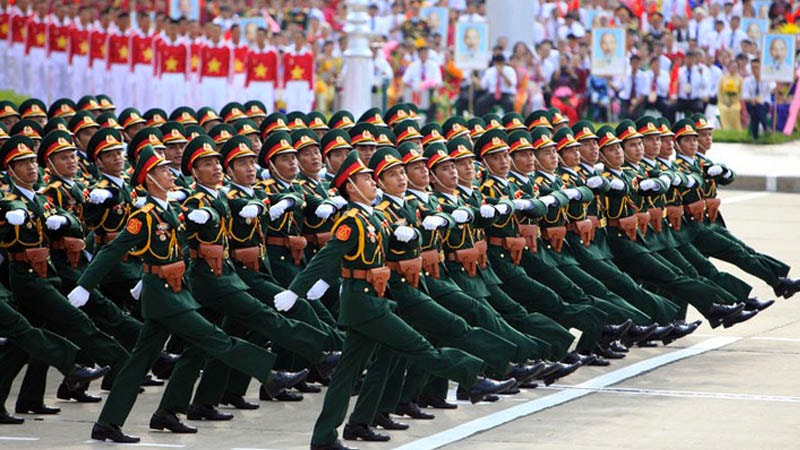 Reviewing the heroic and glorious tradition of the Vietnam People's Army