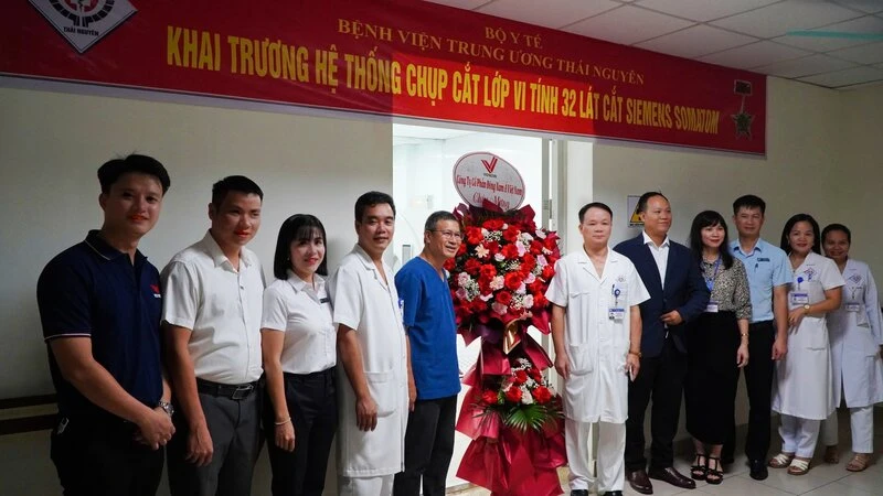 Thai Nguyen Central Hospital uses new generation CT scanner