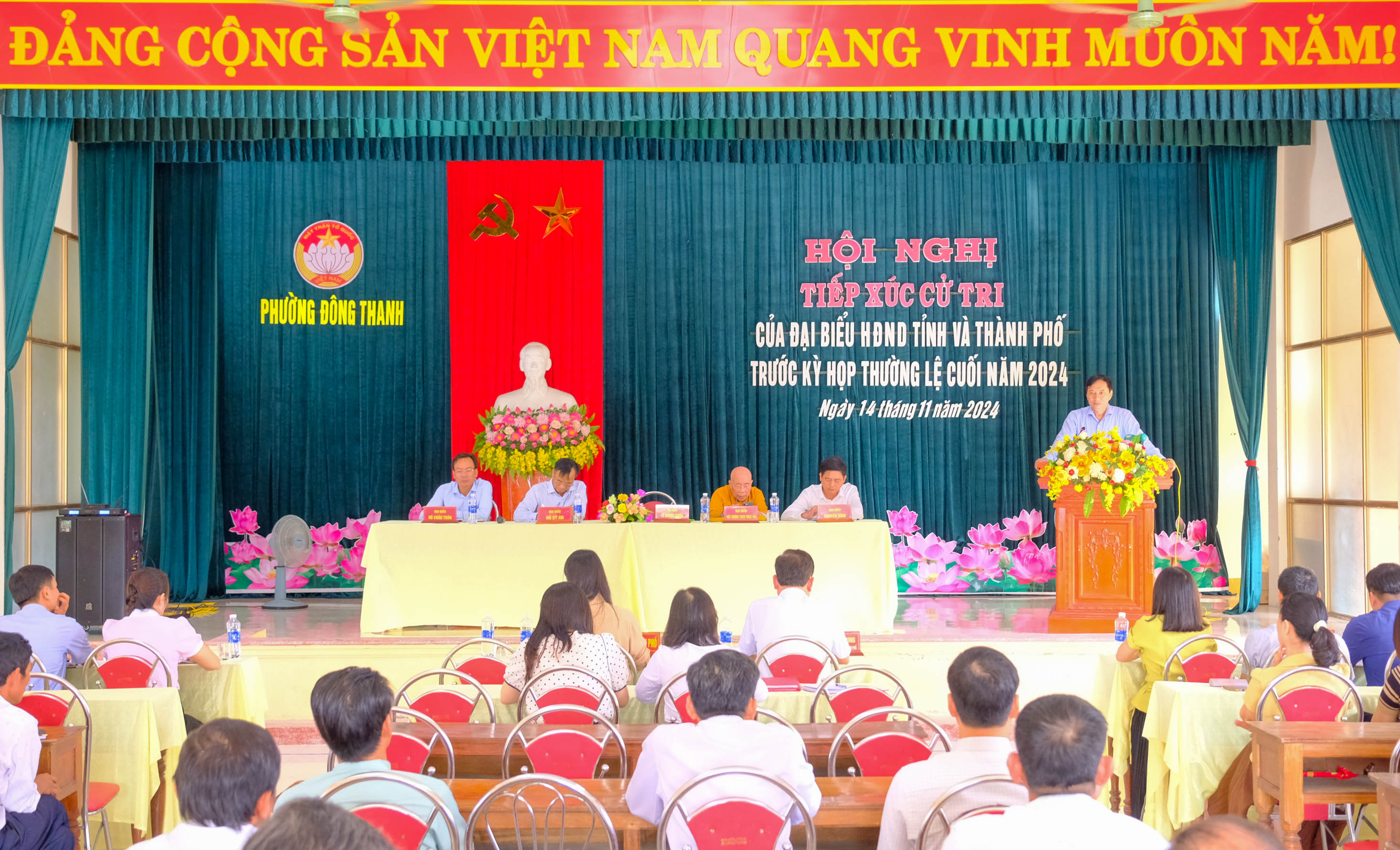 Đại biểu HĐND tỉnh, HĐND TP. Đông Hà tiếp xúc cử tri tại các phường Đông Giang, Đông Thanh