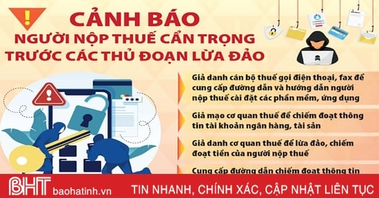 Giả danh cán bộ thuế Hà Tĩnh lừa đảo hộ kinh doanh, doanh nghiệp mới thành lập