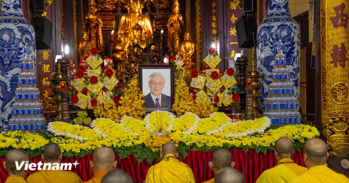 Organisation von Gedenkzeremonien für Generalsekretär Nguyen Phu Trong in Pagoden und Klöstern