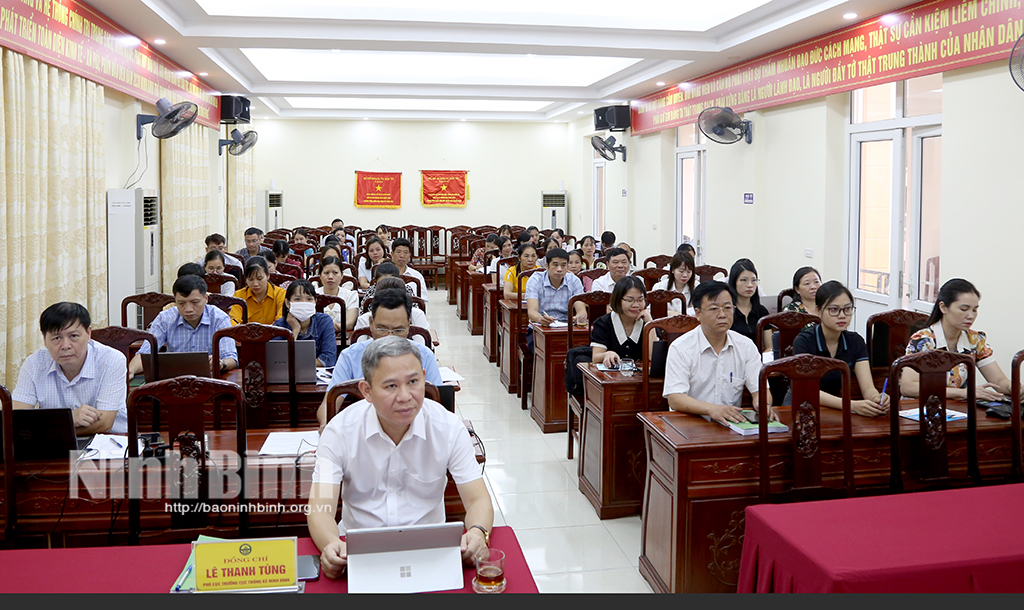 Tập huấn hướng dẫn nghiệp vụ khảo sát thu thập thông tin thu nhập bình quân đầu người năm