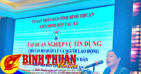 Tập huấn nâng cao nghiệp vụ tín dụng cho các Quỹ Tín dụng Nhân dân