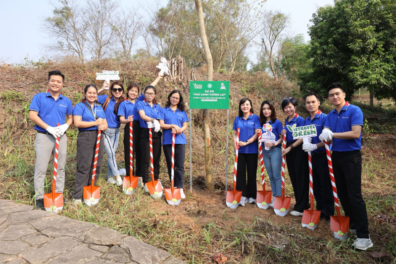 Plantación de 1.000 árboles Bauhinia en muchas reliquias asociadas con la campaña de Dien Bien Phu -0