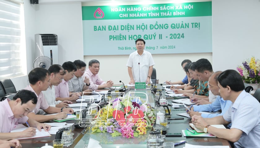 Họp Ban đại diện Hội đồng quản trị Ngân hàng CSXH tỉnh