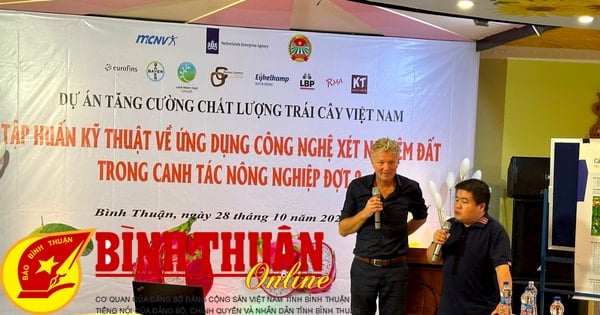 Tập huấn kỹ thuật về đọc kết quả phân tích xét nghiệm đất