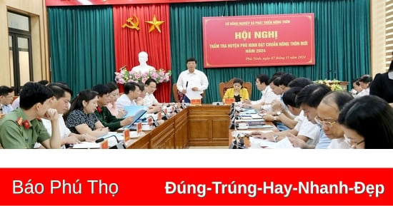 Tập trung xây dựng huyện Phù Ninh đạt chuẩn nông thôn mới năm 2024