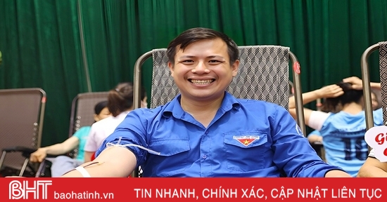 TX Kỳ Anh thu 348 đơn vị máu trong ngày hội hiến máu tình nguyện