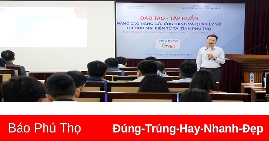 Đào tạo, tập huấn nâng cao năng lực ứng dụng và quản lý về thương mại điện tử