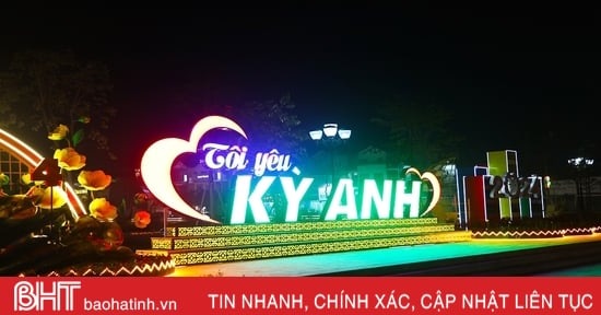 Đô thị phía Nam Hà Tĩnh lung linh chào xuân mới