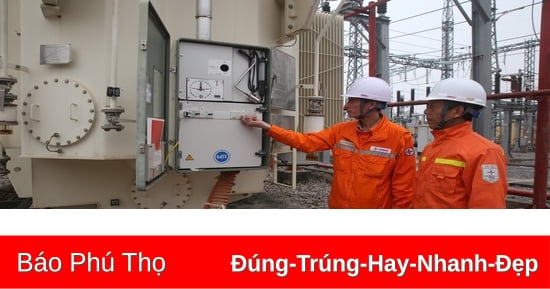 Đóng điện dự án lắp đặt máy biến áp T2 Trạm biến áp 110kV Việt Trì 2