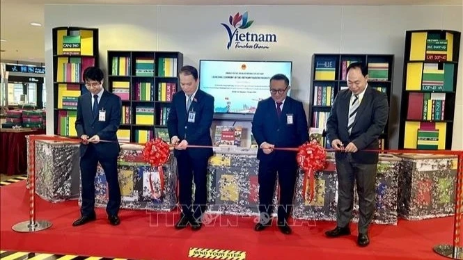 Opening ceremony of Vietnam Tourism Promotion Space at Brunei National Airport (August 2024) to introduce Vietnam tourism in Brunei and the BIMP-EAGA sub-region.