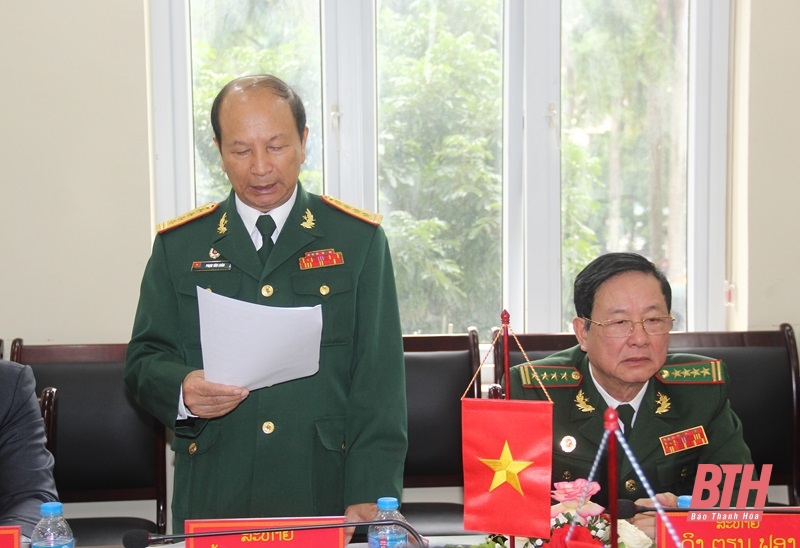 Signing of cooperation between Thanh Hoa Provincial Veterans Association and Hua Phan Provincial Veterans Association