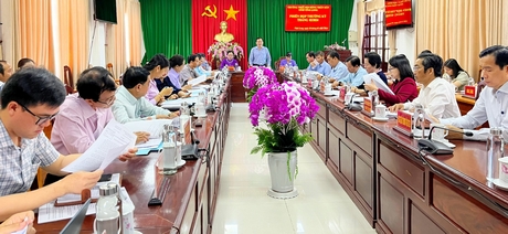 គណៈកម្មាធិការ​អចិន្ត្រៃយ៍​នៃ​ក្រុមប្រឹក្សា​ប្រជាជន​ខេត្ត​បាន​បើក​កិច្ចប្រជុំ​ប្រចាំ​ខែកុម្ភៈ ឆ្នាំ​២០២៤។