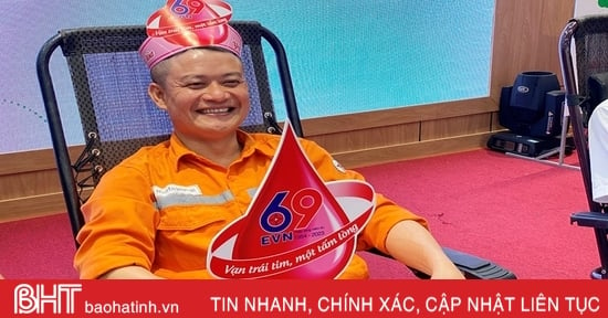 Công nhân điện lực giỏi tay nghề, “mê” hiến máu