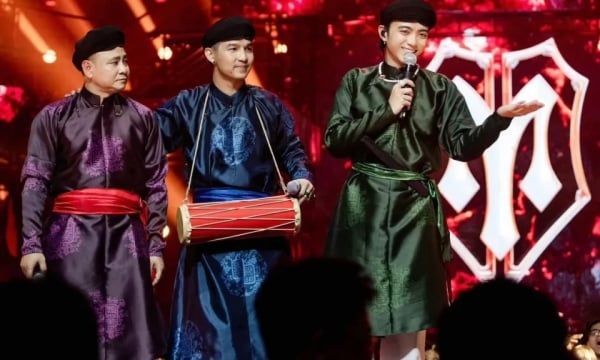 "Drum rice" de "Anh trai vu ngan cong gai" está entre las 40 mejores canciones de Lan Song Xanh 2024