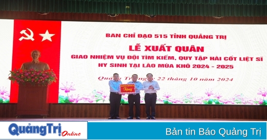 Đội 584 xuất quân làm nhiệm vụ quy tập hài cốt liệt sĩ tại Lào mùa khô 2024-2025