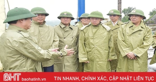 Theo dõi chặt diễn biến thời tiết, vận hành hồ chứa theo quy định, đảm bảo an toàn vùng hạ du