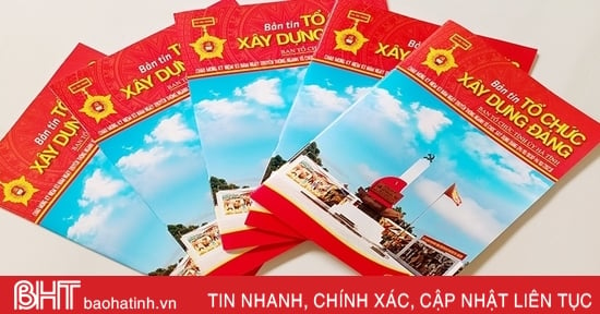 Le Comité d'organisation du Comité provincial du Parti de Ha Tinh lance le bulletin d'information sur la construction du Parti