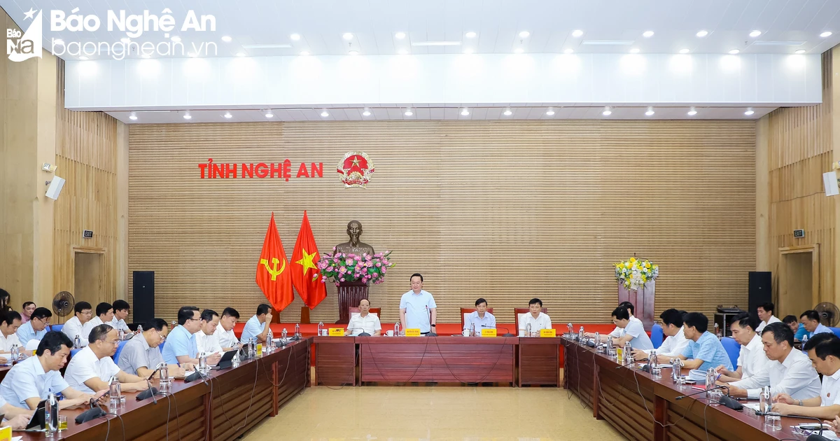 Nghe An organise une conférence provinciale pour promouvoir le décaissement des capitaux d'investissement publics