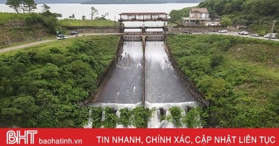 Hà Tĩnh chủ động điều tiết nước các hồ đập lớn ứng phó với mưa to