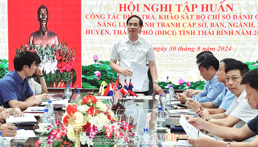 Tập huấn công tác điều tra, khảo sát Bộ Chỉ số DDCI 2024