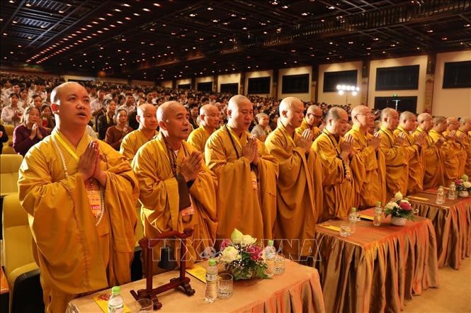 Thousands of monks, nuns, Buddhists and people participate in Vu Lan Dharma Assembly in 2024