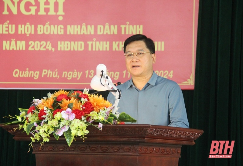 Provincial People's Council delegates meet voters in Thanh Hoa city