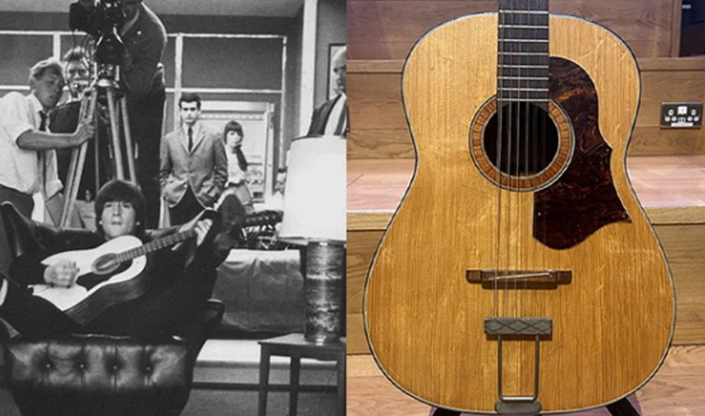 Cây đàn guitar của John Lennon được bán với giá kỷ lục