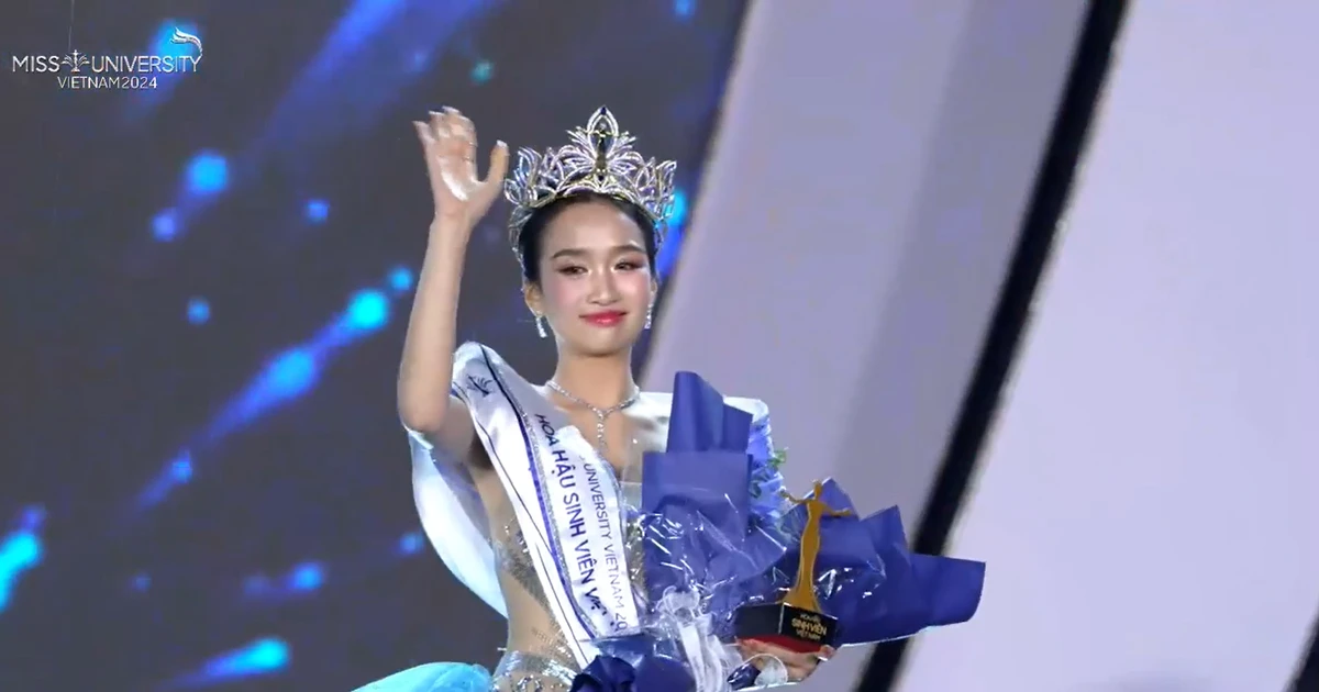 La bella Duong Tra Giang fue coronada Miss Estudiante Vietnamita 2024