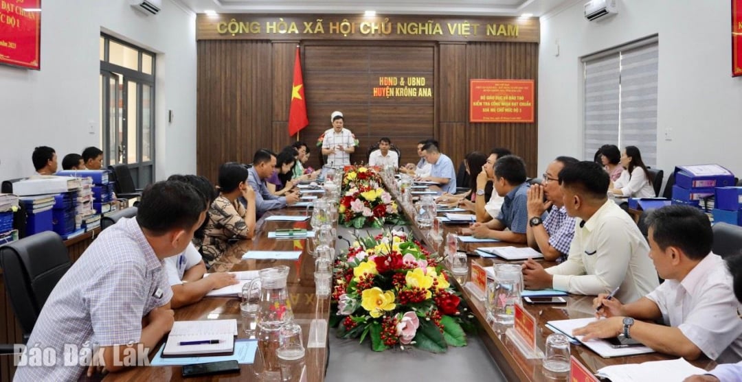 Krong Ana district meets level 2 literacy standards by December 2022