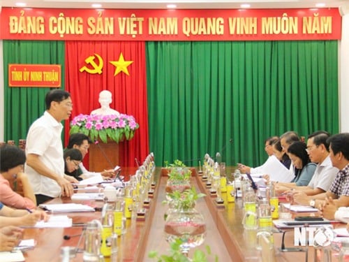 Đoàn khảo sát Ban Chỉ đạo Đề án 354 Trung ương làm việc với Tỉnh ủy về công tác dân tộc, tôn giáo