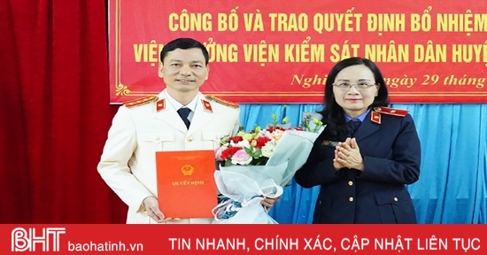 Nghi Xuan มีอัยการสูงสุดคนใหม่ของสำนักงานอัยการประจำเขต