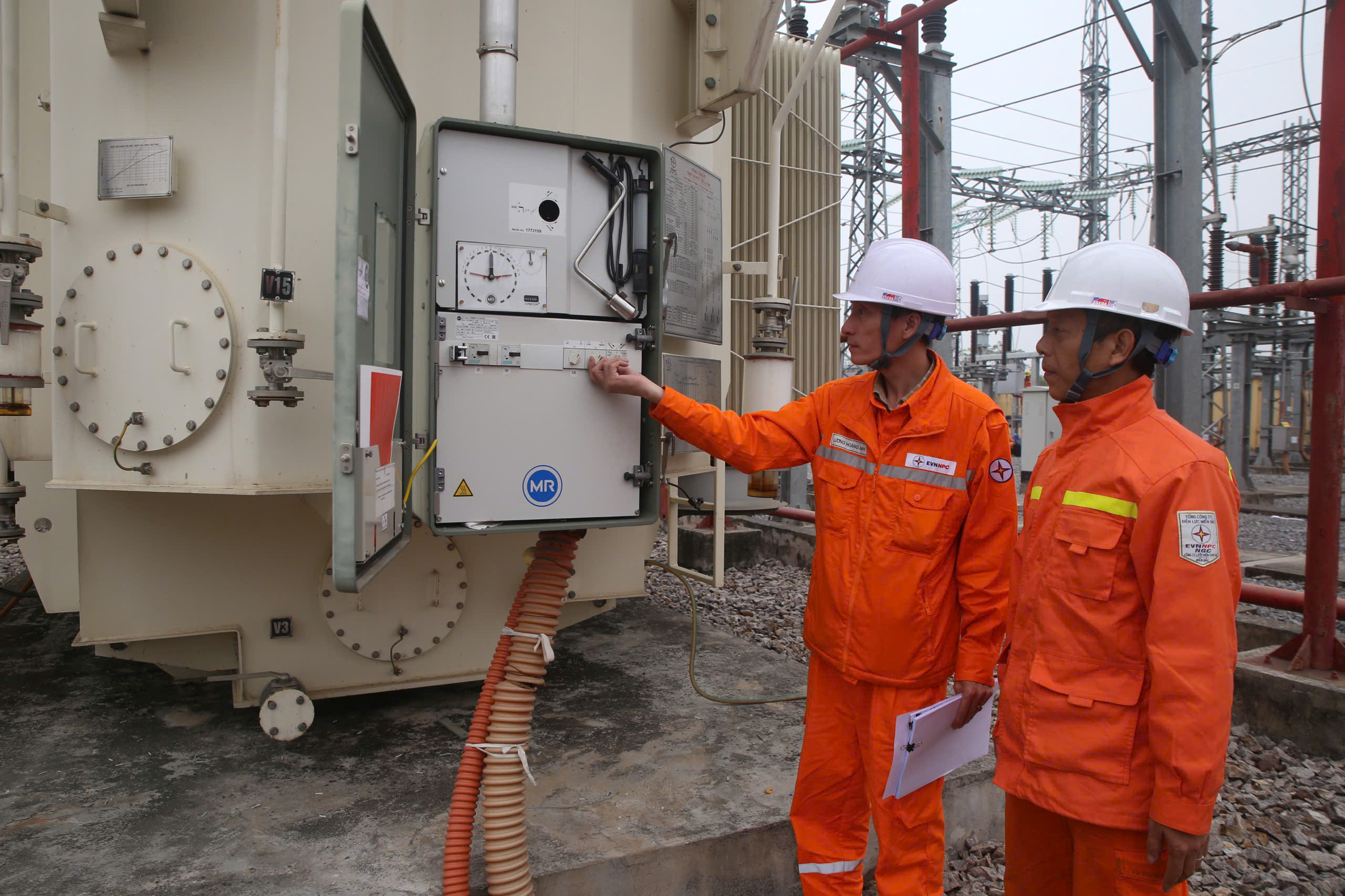 Inbetriebnahme des Projekts zur Installation des Transformators T2 im 110-kV-Umspannwerk Viet Tri 2