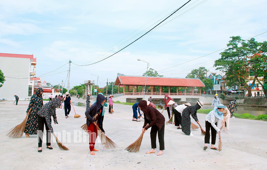 Hạt nhân tích cực trong phong trào xây dựng nông thôn mới tại xã Quang Thiện