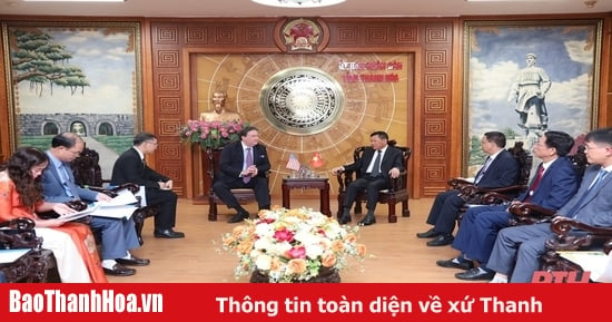 Le vice-président permanent du Comité populaire provincial a reçu l'ambassade des États-Unis au Vietnam