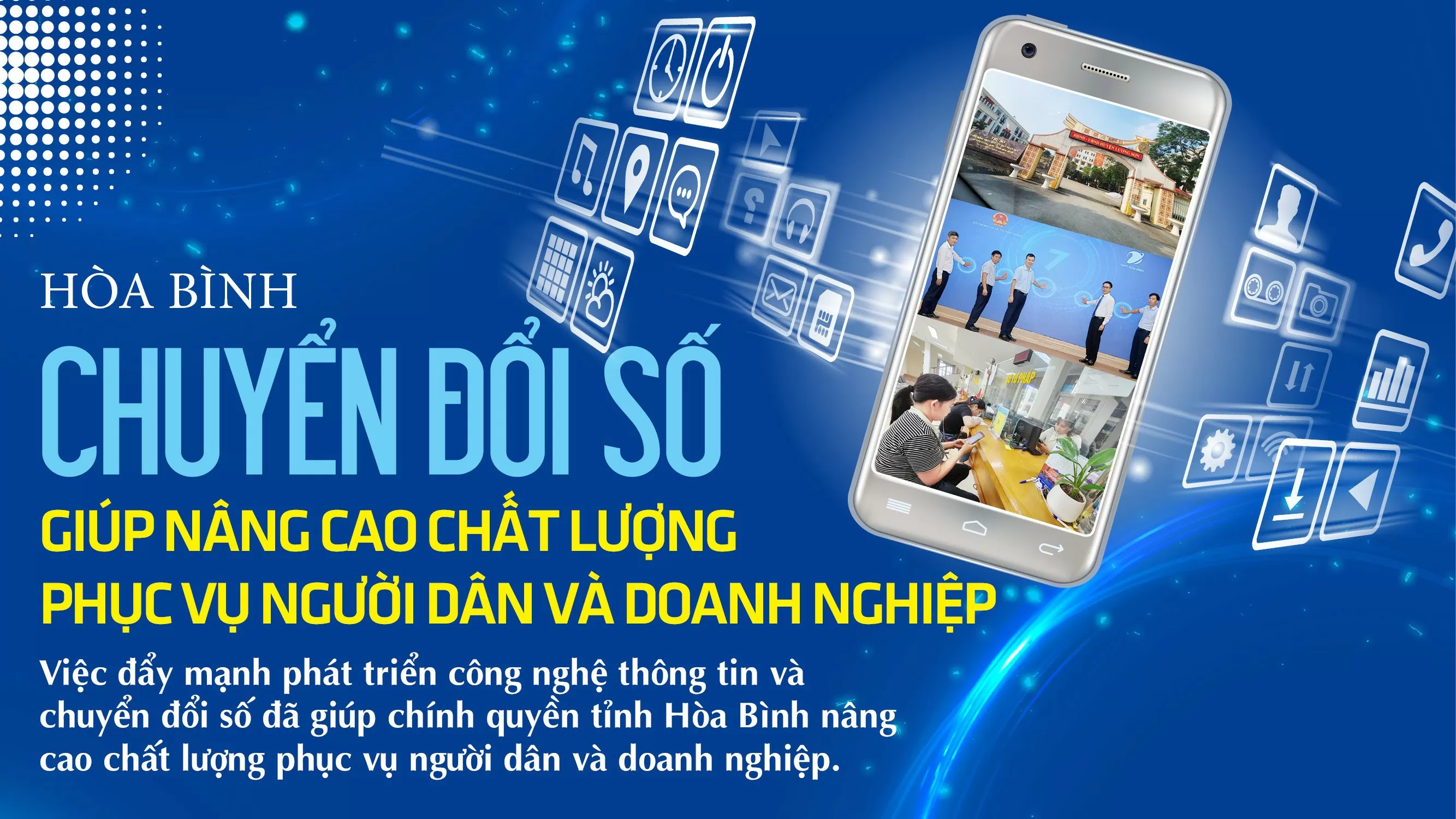 Hoa Binh: La transformación digital ayuda a mejorar la calidad del servicio para las personas y las empresas