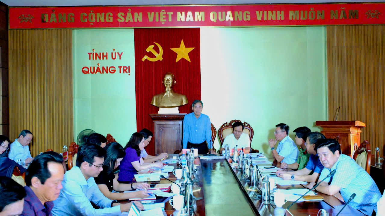 Ban Thường vụ Tỉnh ủy cho ý kiến về chủ trương đầu tư Trường Chính trị Lê Duẩn và một số dự án