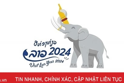 Les éléphants jouant de la trompette sont le symbole de l'année de la visite au Laos 2024