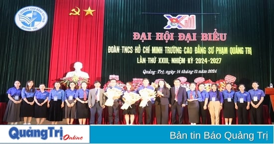 23° Congreso de la Unión de Jóvenes Comunistas de Ho Chi Minh de la Escuela Superior Pedagógica Quang Tri