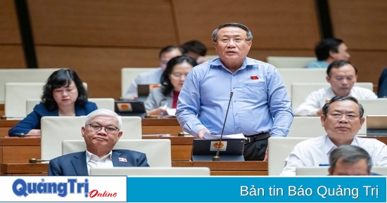 National Assembly Delegate Ha Sy Dong participates in discussion on economic situation