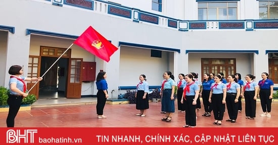 Improving skills and expertise of the Team and children's movement in Ha Tinh