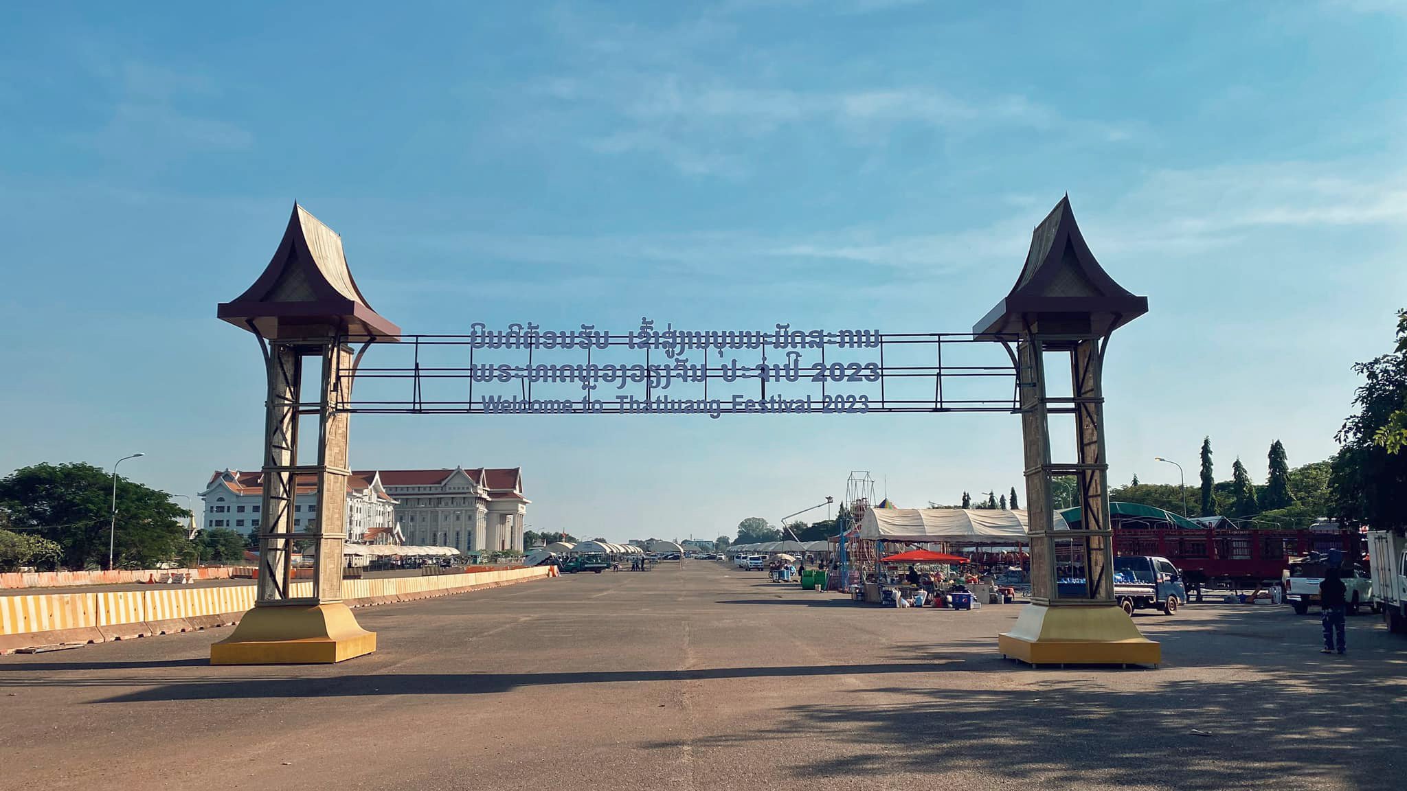 Diện mạo mới của Thủ đô Vientiane trước thềm lễ hội That Luang