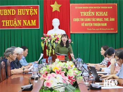 Thuận Nam: Họp triển khai Cuộc thi sáng tác nhạc, thơ, ảnh