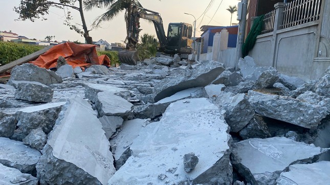 Hai Phong: Modellneue Landstraße wegen minderwertiger Betonqualität zerstört Foto 8