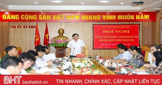 Thị xã Kỳ Anh triển khai nhiệm vụ phát triển những tháng cuối năm