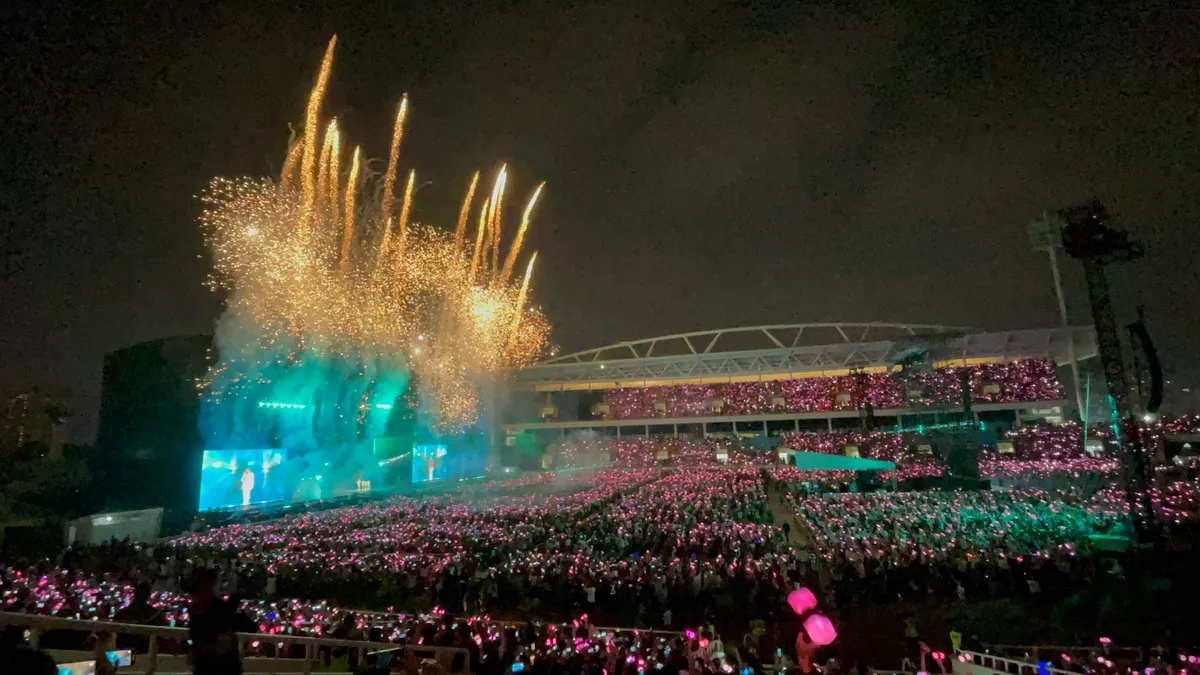 BLACKPINK concert in 2023 in Hanoi.