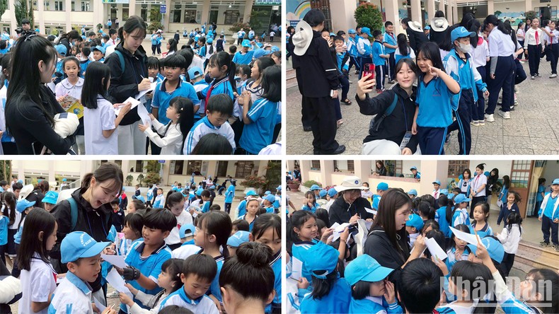 La Universidad Andong de Corea intercambia con estudiantes en la ciudad de Da Lat (foto 2)