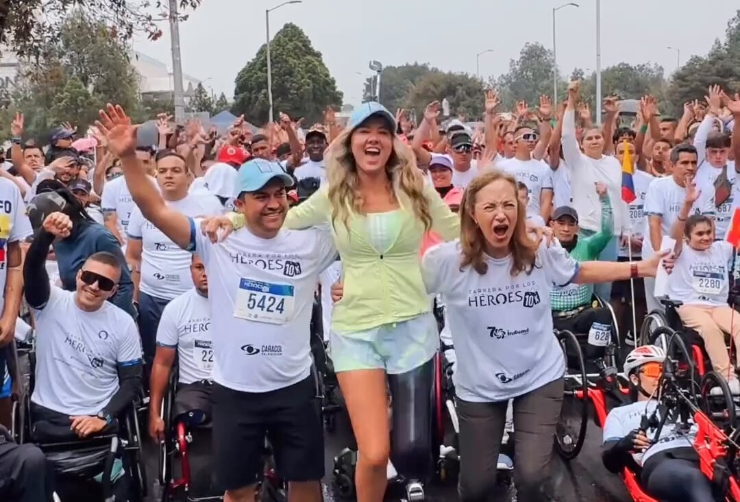 Miss Kolumbien läuft Marathon zum ersten Mal mit Beinprothese